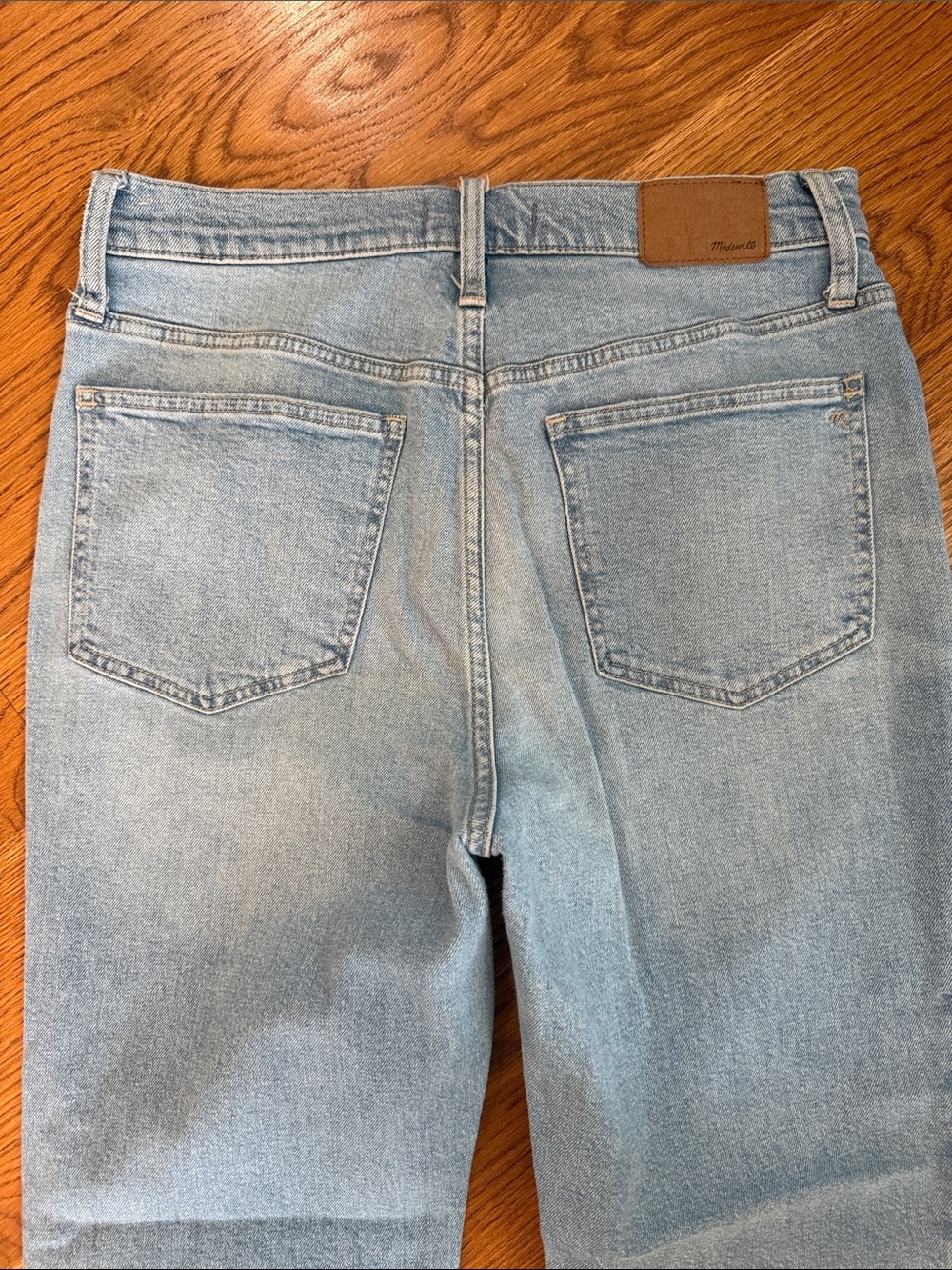 Madewell The Perfect Vintage High Rise Straight Jeans Raw Hem 29 - Picture 8 of 13